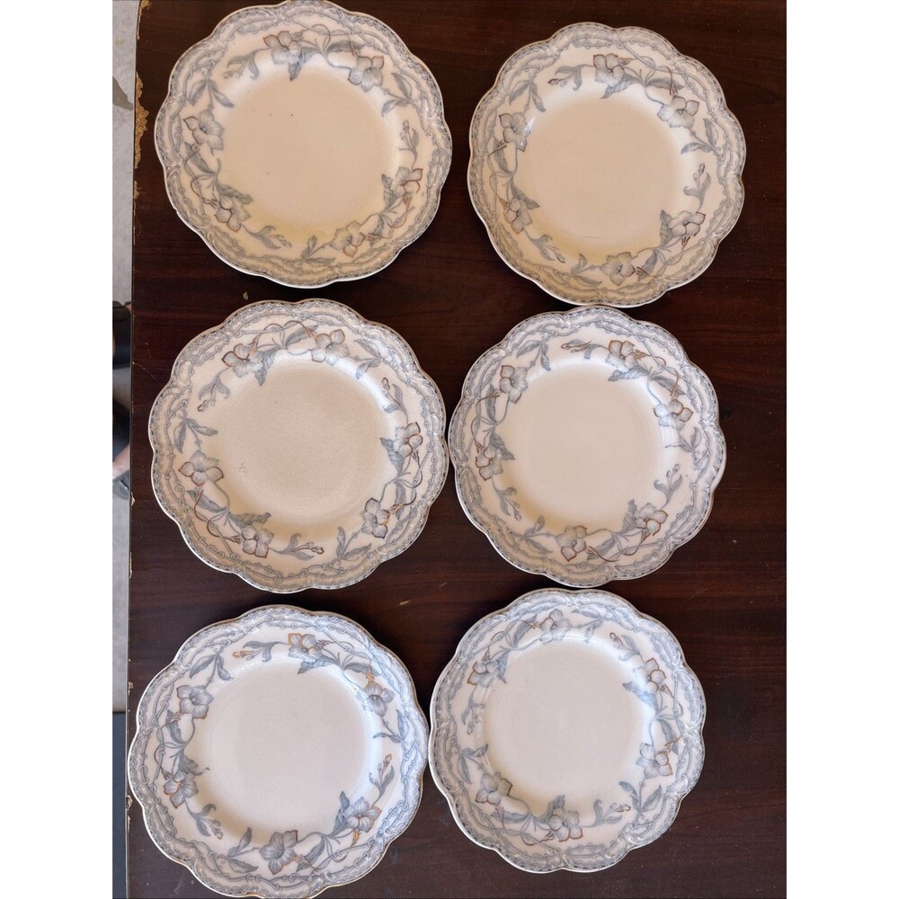 The Lothair Blue, Gold Accents by Johnson Brothers Plate 6.25" Plates Antique 6